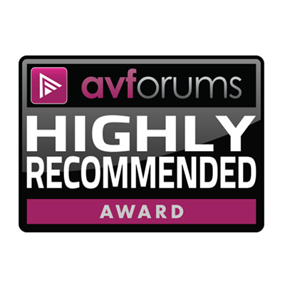 Image for product award - Mass award: AV Forums 'Recommended' Award