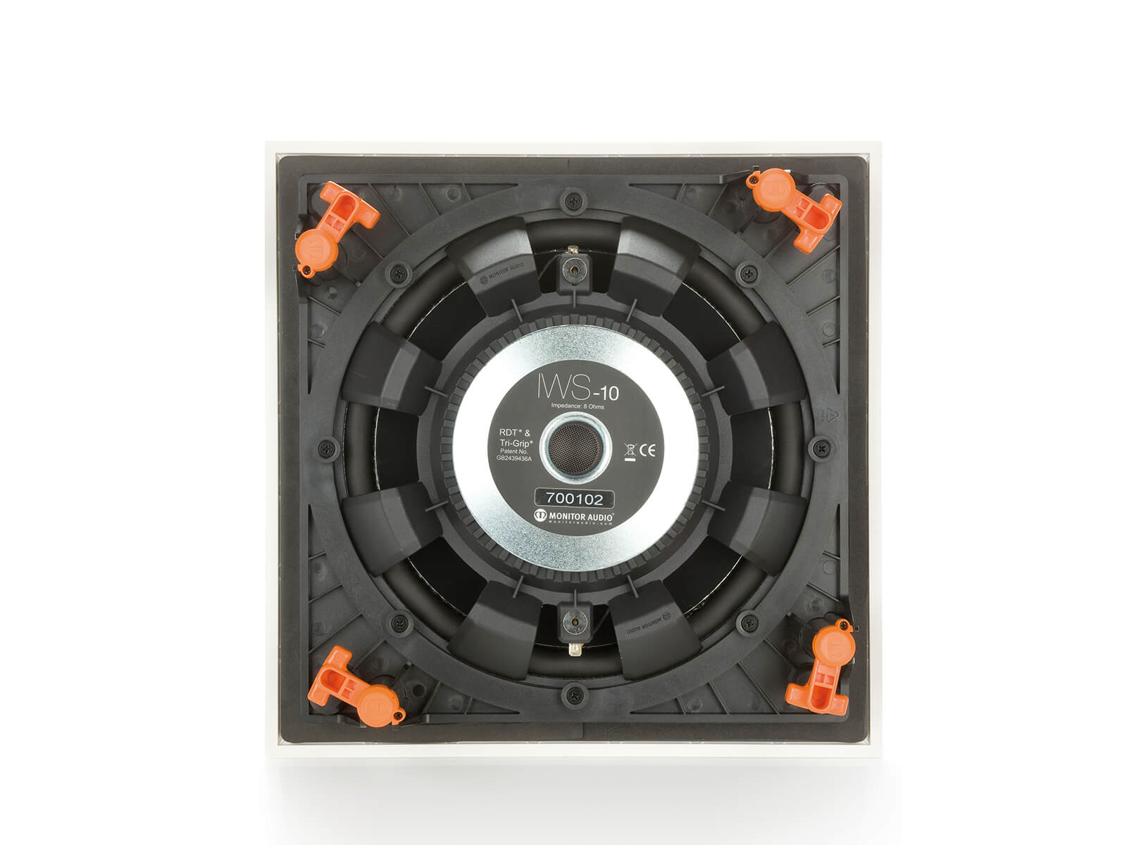 IWS-10 subwoofer, rear view.