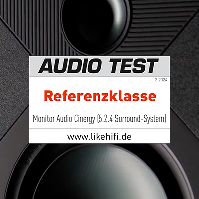 Image for product award - Cinergy receives Reference Class award from Audio Test Magazin