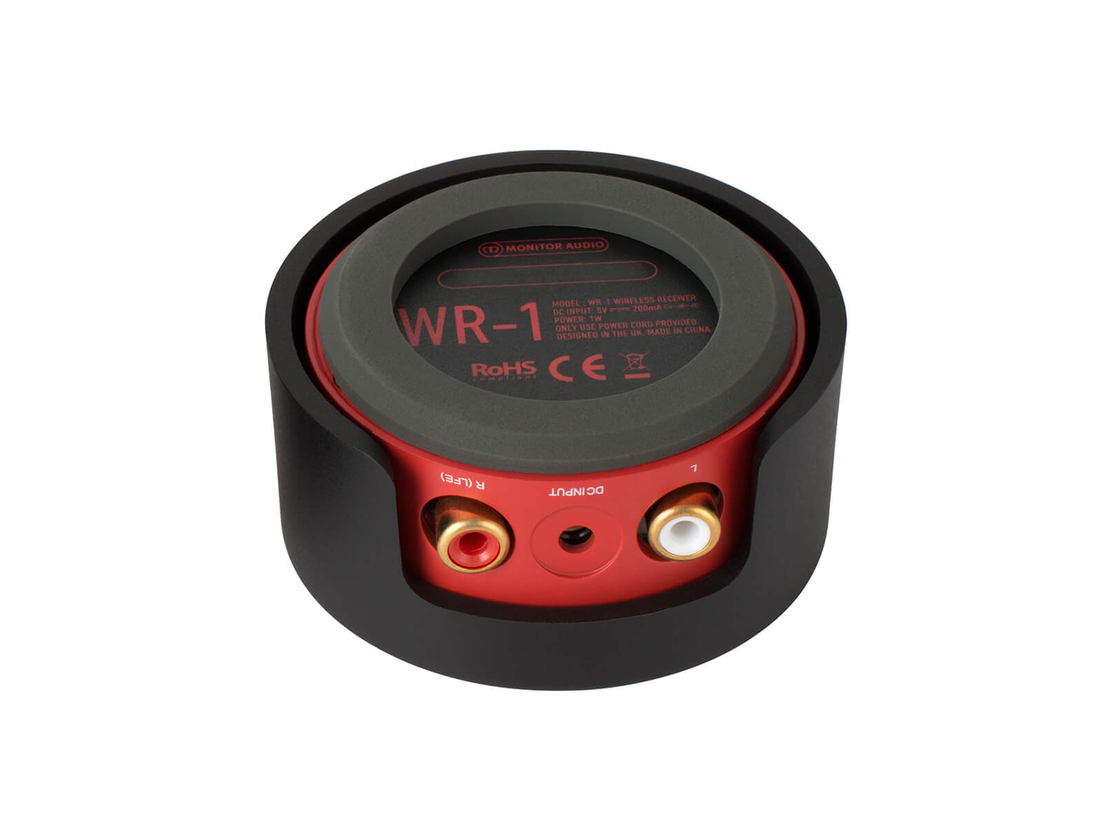 WR-1 ultra-compact wireless receiver, bottom view.